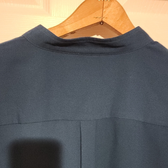 Devon & Jones Teal Blouse Sz XL - Picture 7 of 8
